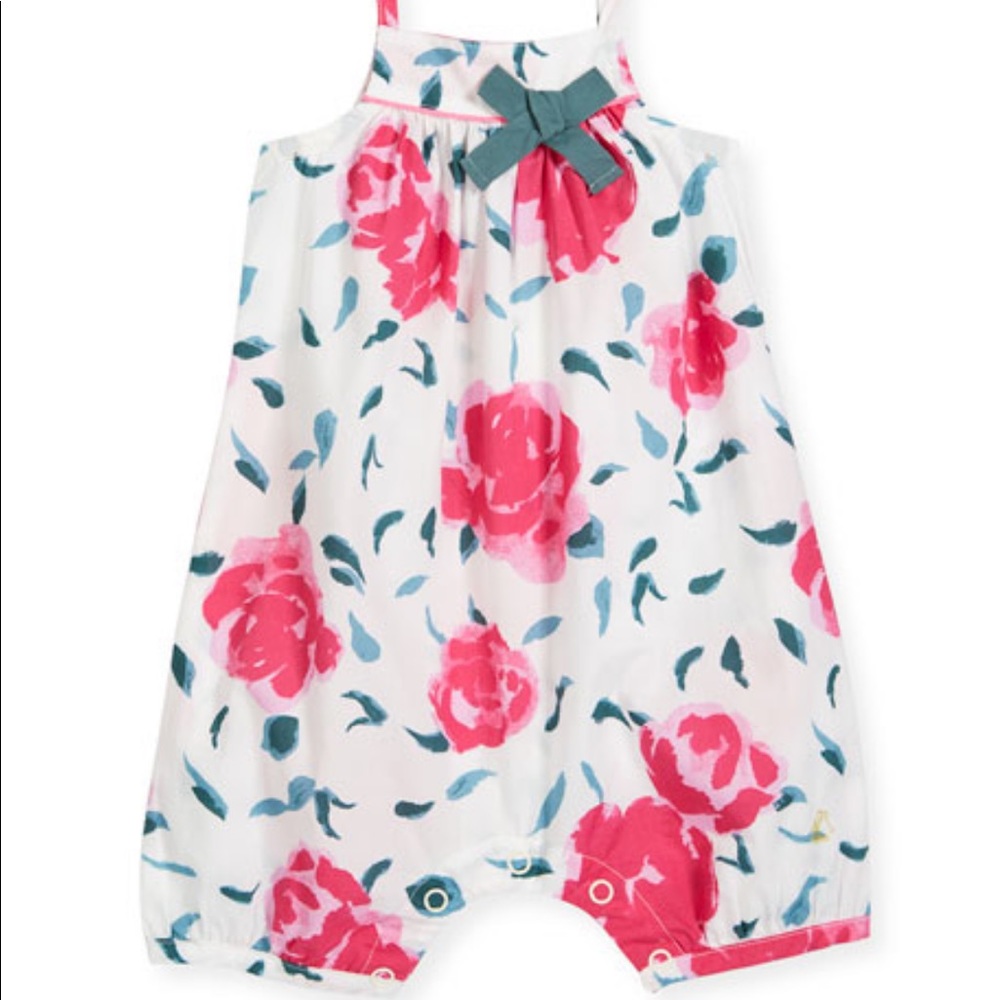 Petit Bateau 18m Floral Romper Jumpsuit